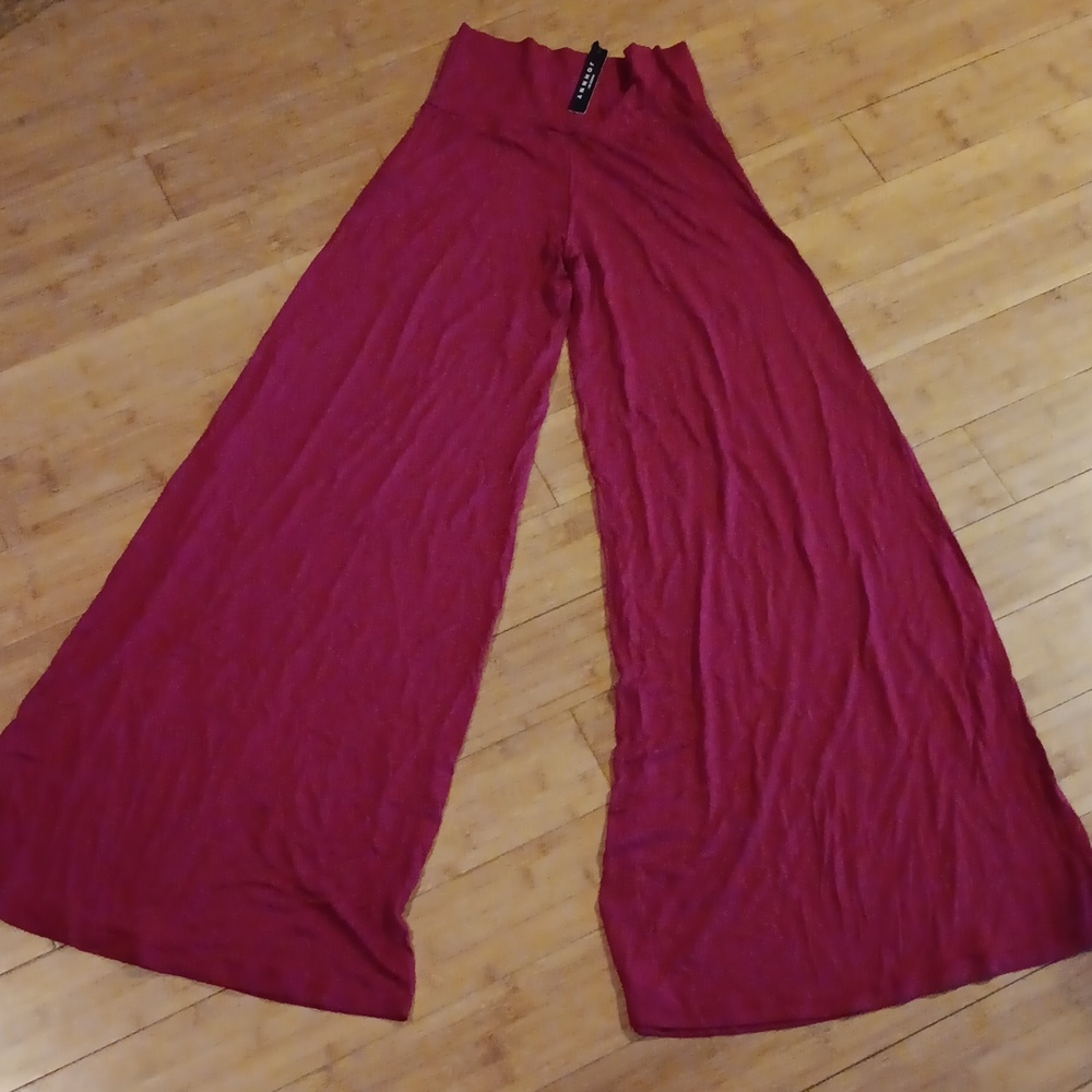 Red bell bottoms